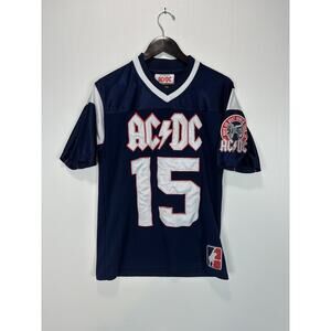 Rare AC/DC Angus Young Winnipeg Blue Bombers 2015 Rock Or Bust Tour Jersey